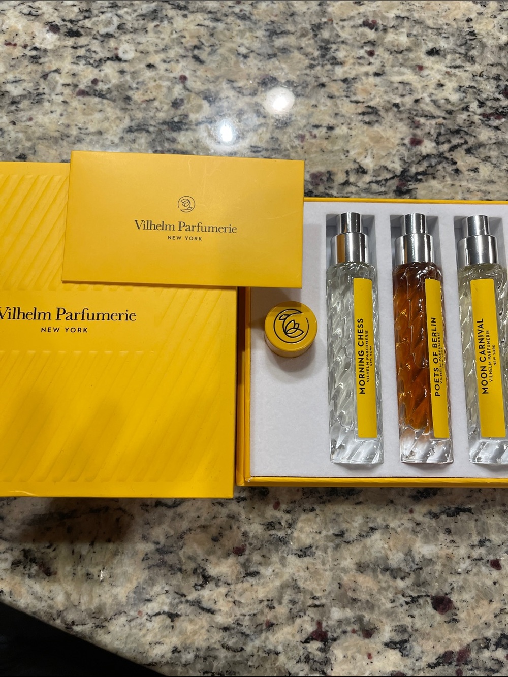 Vilhelm parfumerie perfume set - morning chess, moon carnival, poets of Berlin